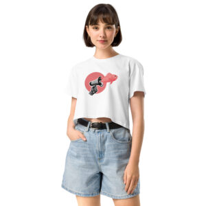 Crop top poisson pour femme